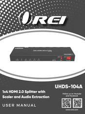 REI UHDS-104A User Manual