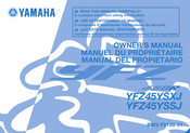 Yamaha YFZ450R 2017 Owner's Manual