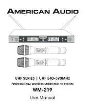 American Audio UHF Series User Manual