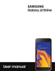Samsung Galaxy J2 Shine User Manual
