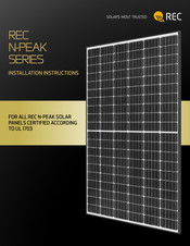 REC REC320NP Installation Instructions Manual