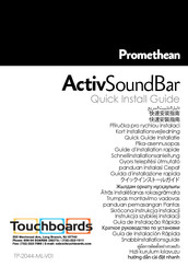 promethean ActivSoundBar ASB-40-2 Quick Install Manual