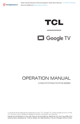 TCL P735 Series Operation Manual