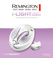Remington i-LIGHT PRO+ Face & Body IPL6500AU Manual