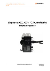 enphase IQ 7X Installation And Operation Manual