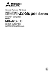 Mitsubishi Electric MR-J2S B Series Instruction Manual