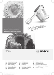 Bosch MFQ2210YS Instruction Manual