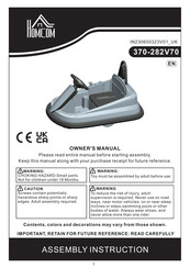 HOMCOM 370-282V70 Owner's Manual