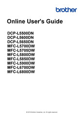 Brother MFC-L5705DW Online User's Manual