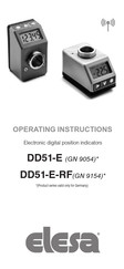 Elesa DD51E-SST-IP65F12 Operating Instructions Manual