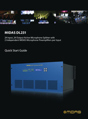 Midas DL231 Quick Start Manual