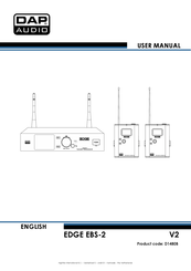 DAPAudio EDGE EBS-2 V2 User Manual