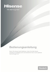 Hisense RB372N4ADE User's Operation Manual
