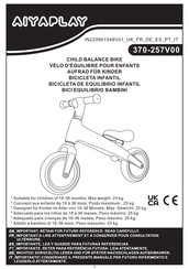 Aiyaplay 370-257V00 Manual