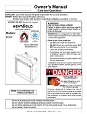 Heat & Glo 6X-AU Owner's Manual