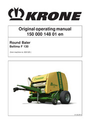 Krone 835 525 Original Operating Manual