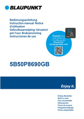 Blaupunkt 5B50P8690GB Instruction Manual
