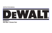 DeWalt DWDCGG571B Instruction Manual