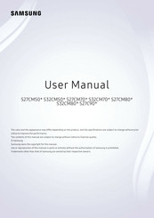 Samsung LS32CM801UNXZA User Manual