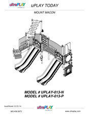 Playcore ultraPLAY uPLAY TODAY MOUNT MACON UPLAY-013-P Assembly Instructions Manual