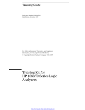 HP 1660C Series Training Manual