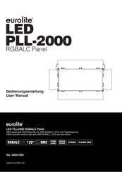 EuroLite LED PLL-2000 RGBALC Panel User Manual