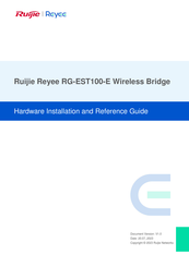 Ruijie Reyee RG-EST100-E Hardware  Installation And Reference Manual