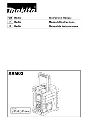 Makita XRM03 Instruction Manual