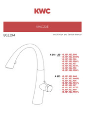 KWC A 215 Installation And Service Manual