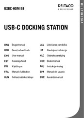 Nordic DELTACO USBC-HDMI18 User Manual