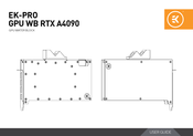 ekwb EK-PRO GPU WB RTX A4090 User Manual