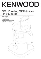 Kenwood FDP302WH Instructions Manual