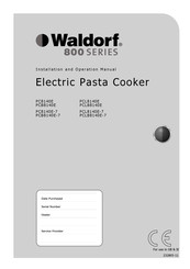 Waldorf PCL8140E-7 Installation And Operating Manual