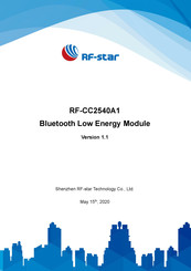 RF-Star RF-CC2540A1 Manual