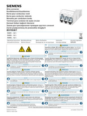 Siemens 3VA9133-0JD11 Operating Instructions Manual