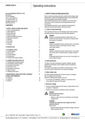 ebm-papst S4D250-CA36-12 Operating Instructions Manual