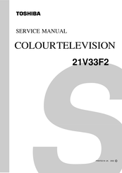 Toshiba 21V33F2 Service Manual