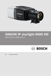 Bosch DINION IP starlight 6000 HD Installation Manual