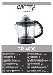 camry CR 4008 User Manual