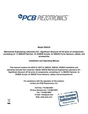 PCB Piezotronics 300A33 Installation And Operating Manual