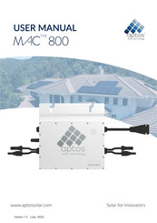 aptos MAC 800 User Manual