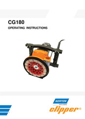 SAINT-GOBAIN Norton Clipper CG180 Operating Instructions Manual