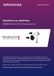 Remington Thermacare PRO 2400 D5720 Manual