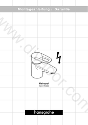 Hans Grohe Metropol 14017000 Manual