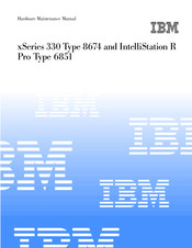 IBM IntelliStation R Pro Hardware Maintenance Manual