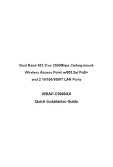 Planet WDAP-C3000AX Quick Installation Manual