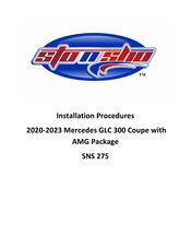 Sto N Sho SNS 275 Installation Procedures Manual