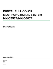 Sharp MX-C557F User Manual