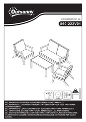 Outsunny 860-222V01 Manual