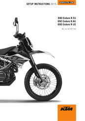 KTM 690 Enduro R US 2015 Setup Instructions